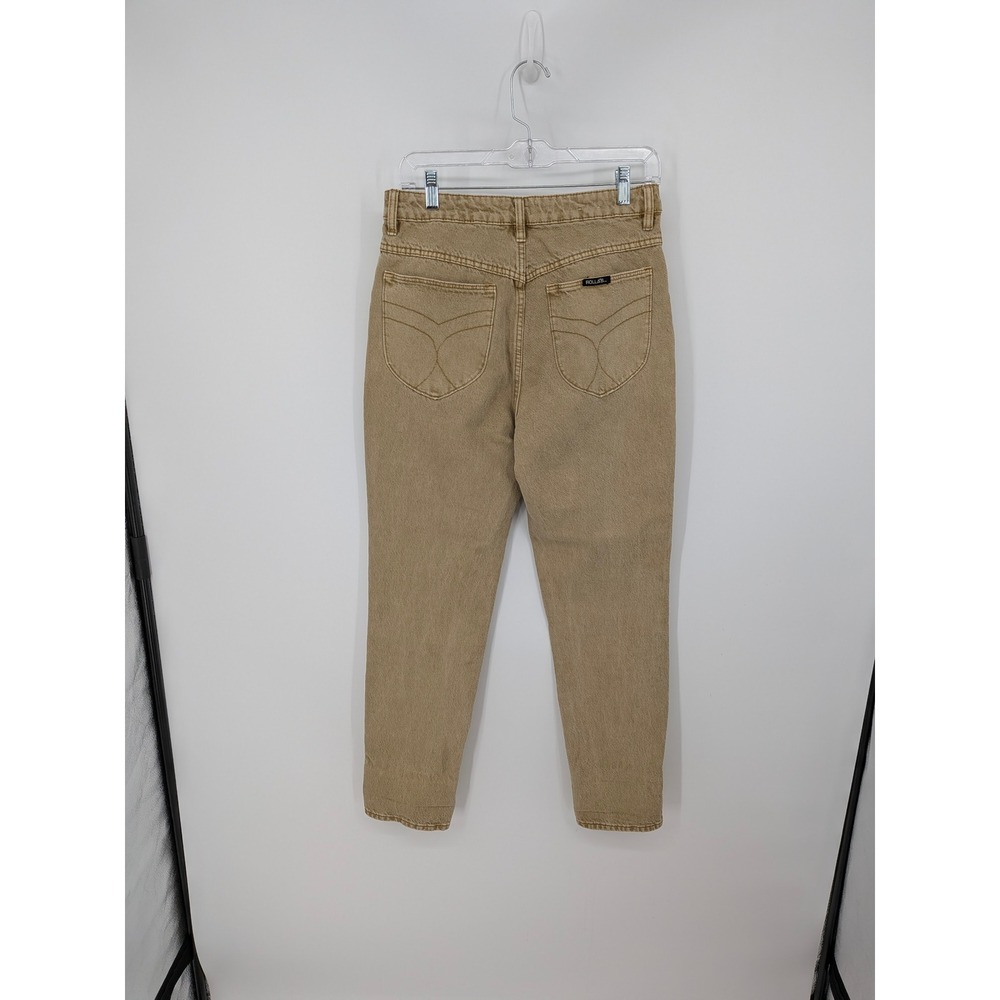 Rollas Dusters Jeans Women 29 Tan High Rise Slim Denim Ankle Earthy Casual Boho - Picture 4 of 9